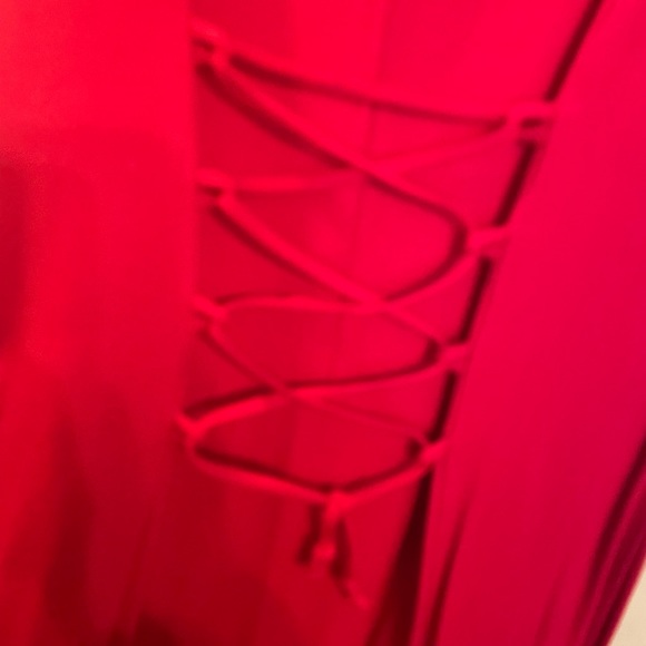 Red Women’s Dress  Zenobia - Picture 3 of 9